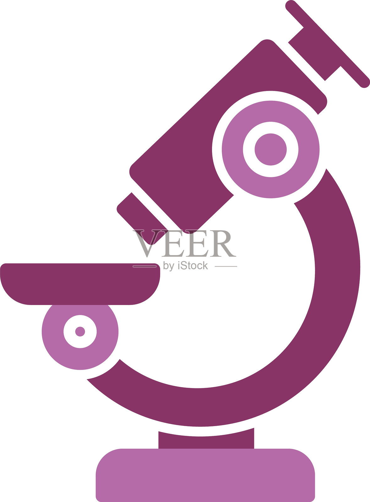 显微镜插画图片素材