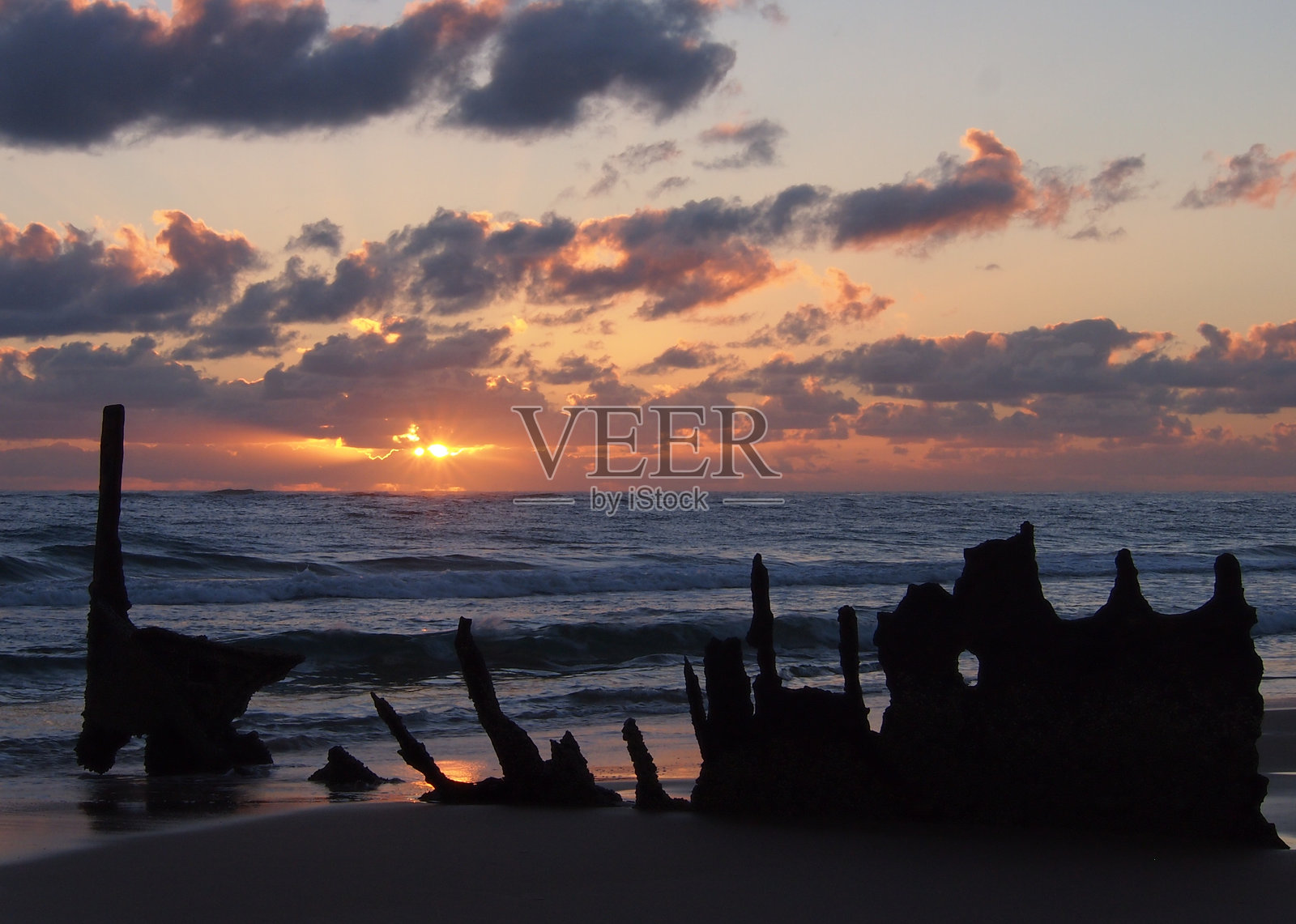 SS Dicky 船只失事照片摄影图片