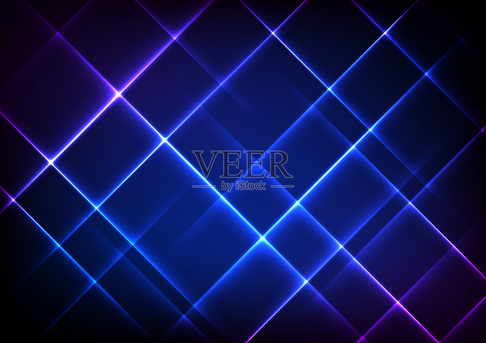 数字抽象科技灯光LED背景。适用于矢量、科技、数字、技术、模板、电气、激光、壁纸、现代、光、空间、霓虹、灯光、LED、发光。插画图片素材