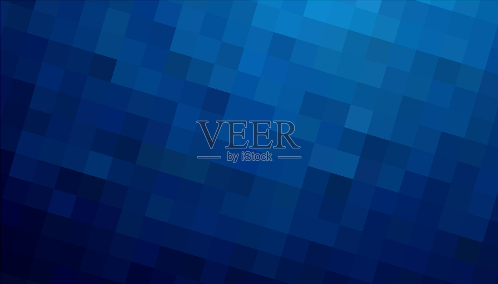 渐变蓝色背景。抽象矢量纹理，包含交错的浅蓝色和深蓝色方块。EPS 10。插图插画图片素材