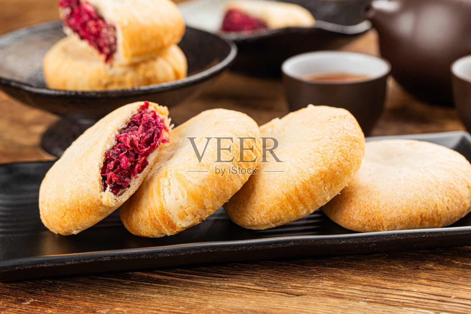 玫瑰蛋糕照片摄影图片