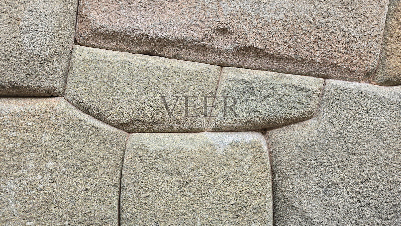 古代印加石墙与接缝照片摄影图片