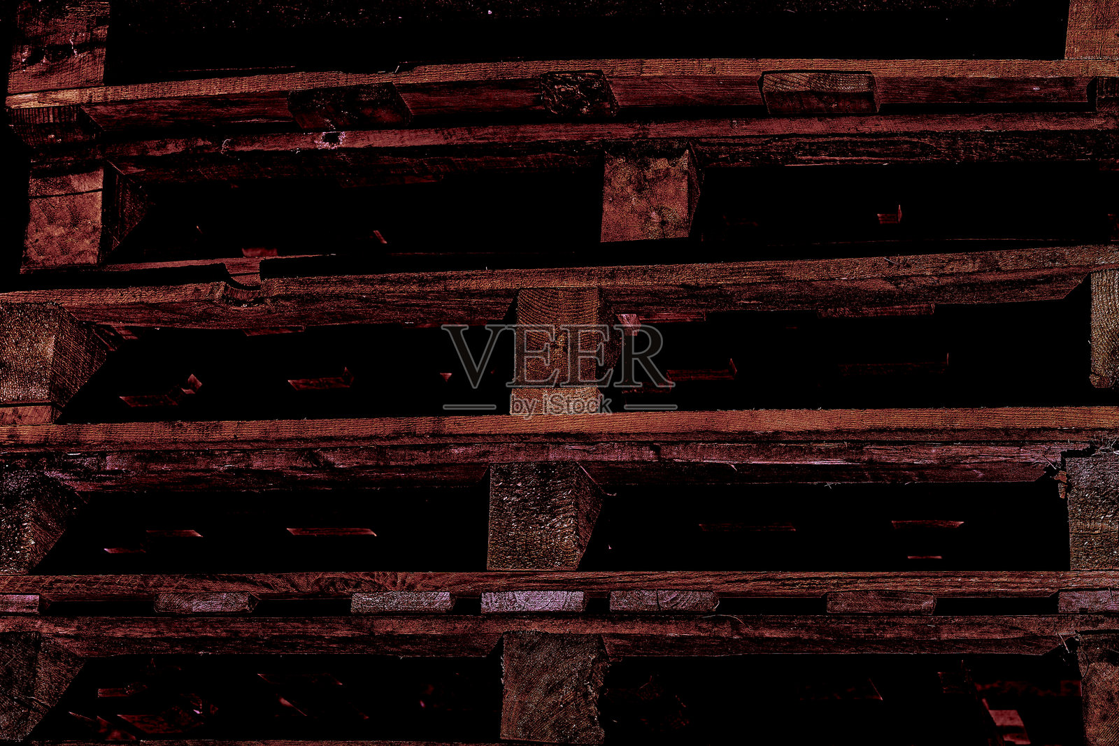 深红色抽象木托盘板架照片摄影图片