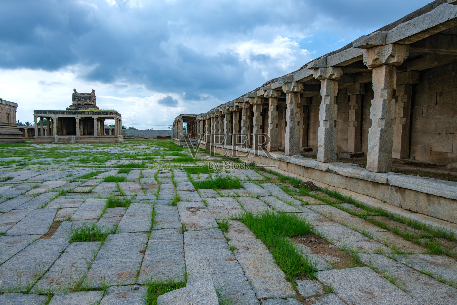 帕特比拉马寺,印度汉皮照片摄影图片