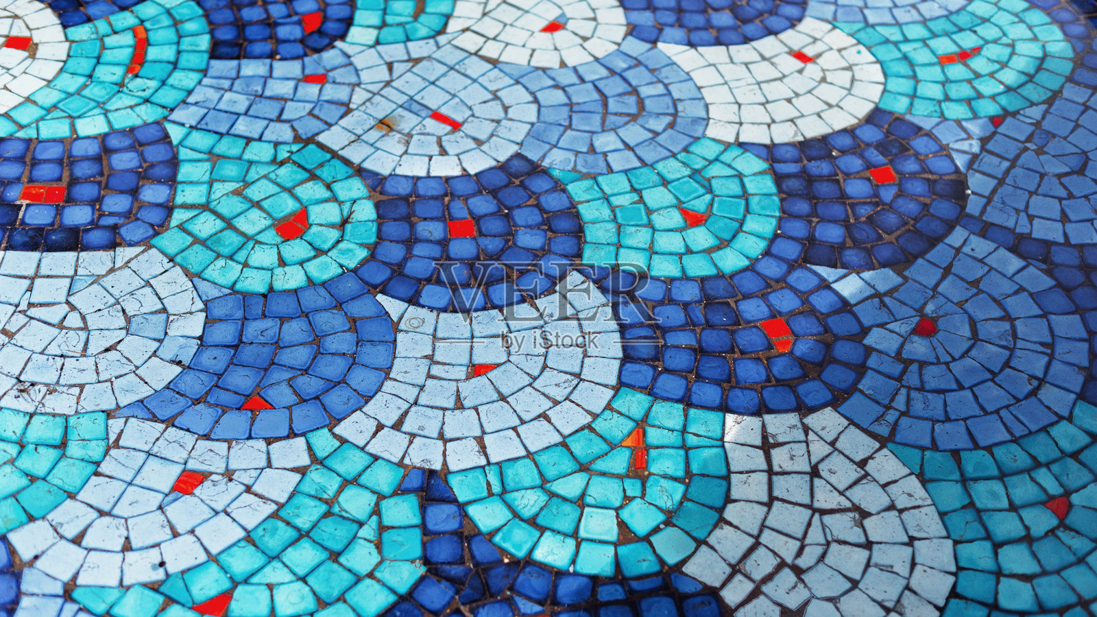 瓷砖地面的全景拍摄照片摄影图片