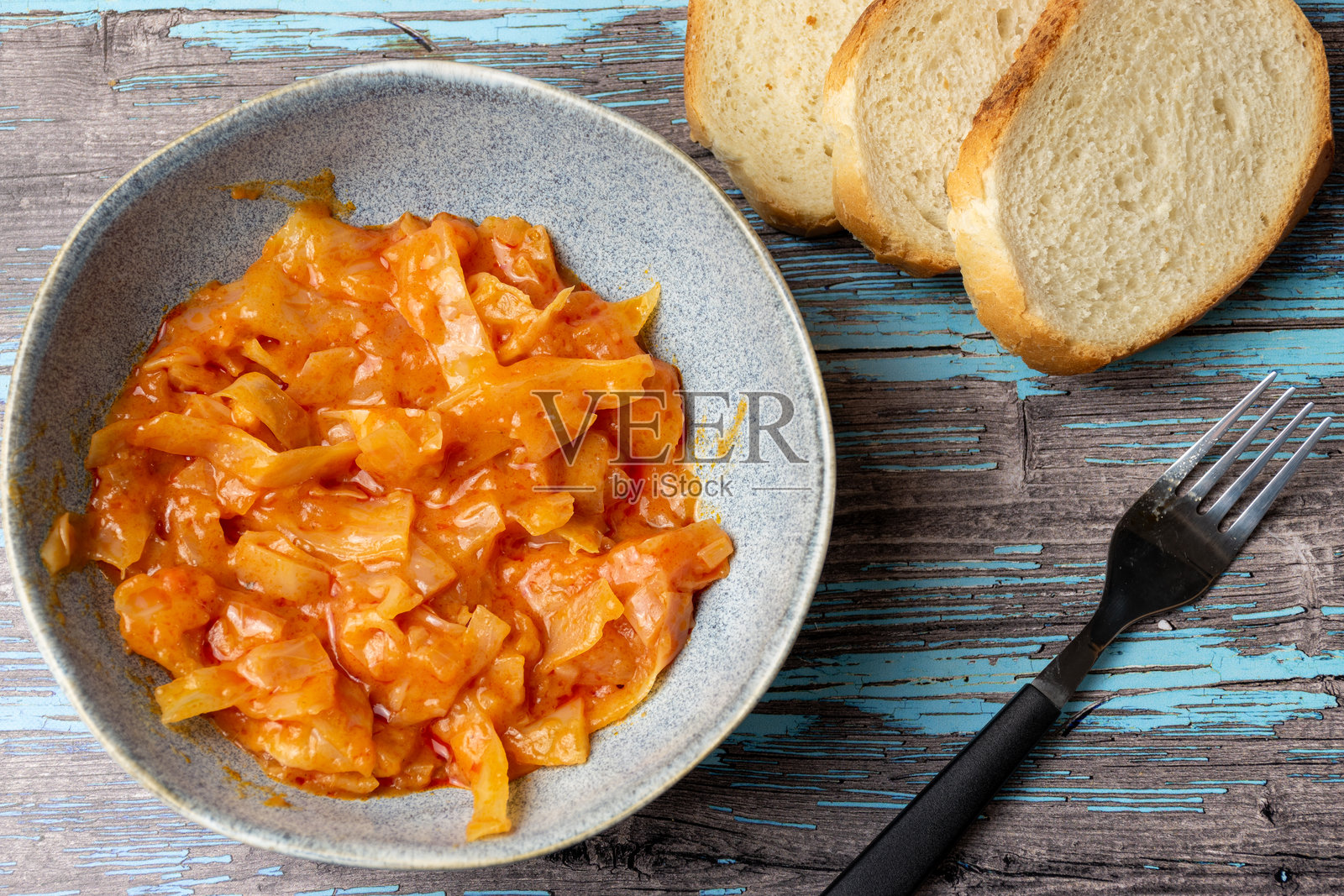 匈牙利卷心菜番茄酱 - 匈牙利小吃照片摄影图片