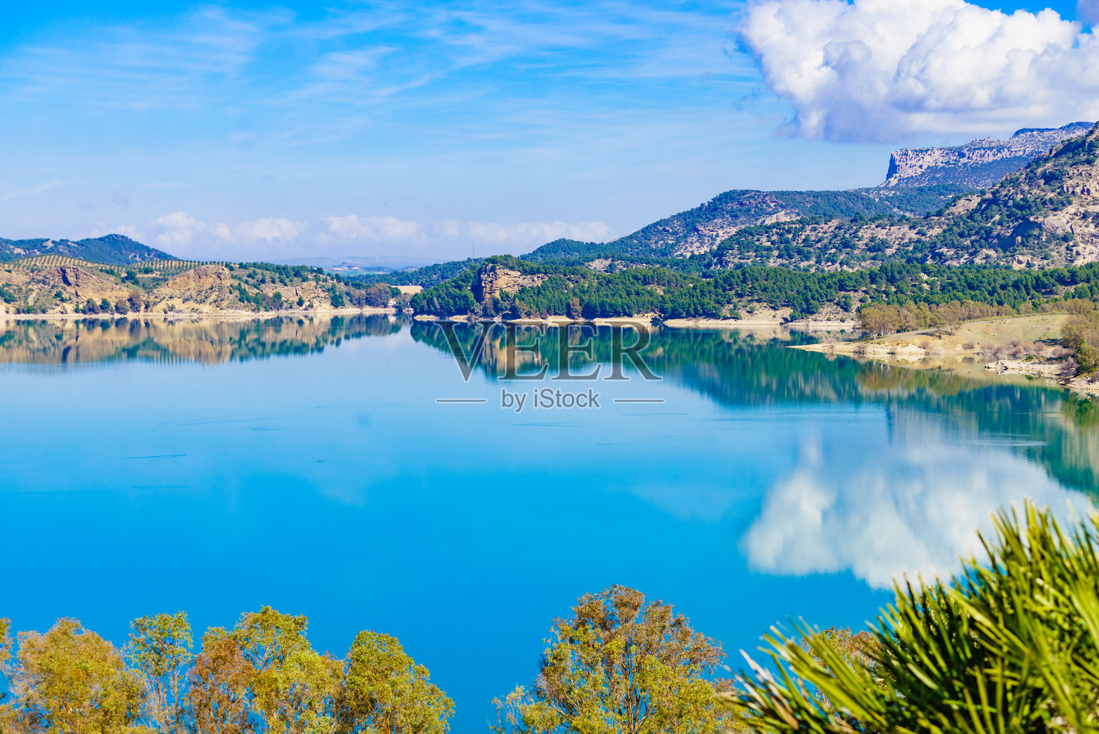安达卢西亚的西班牙自然风光。照片摄影图片