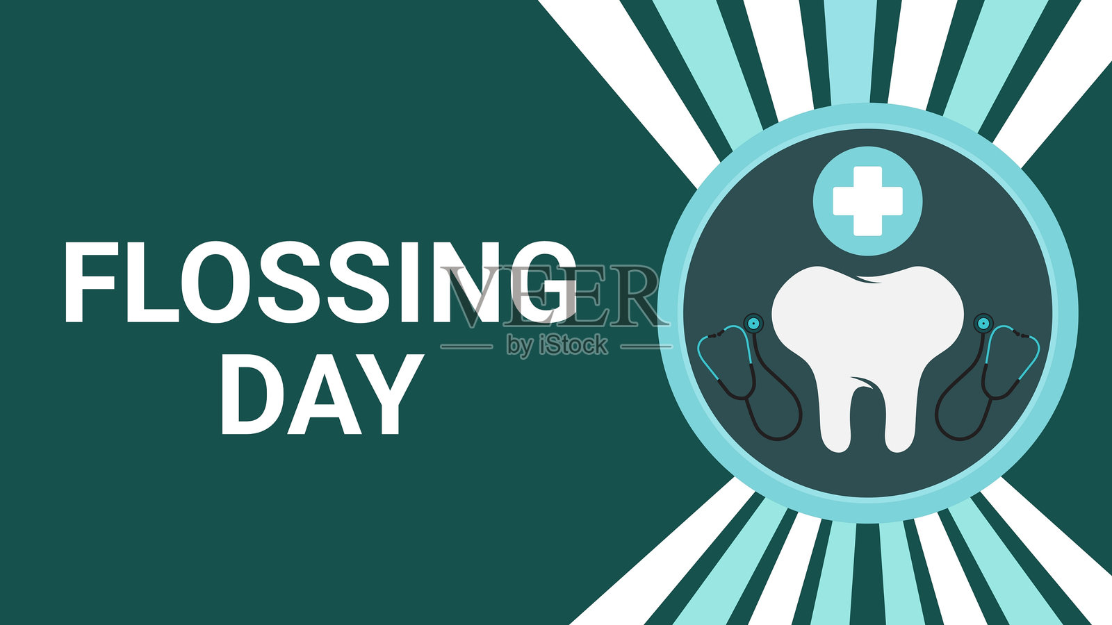 牙线日照片摄影图片