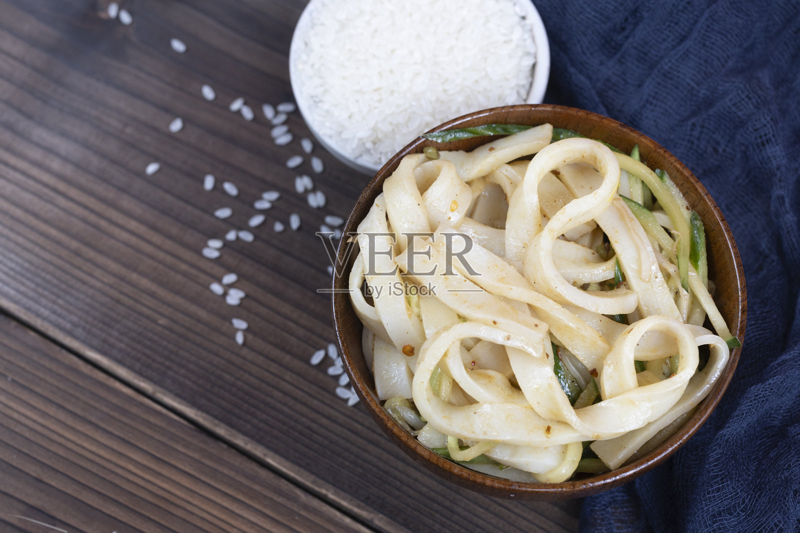 美味的冷米糕照片摄影图片