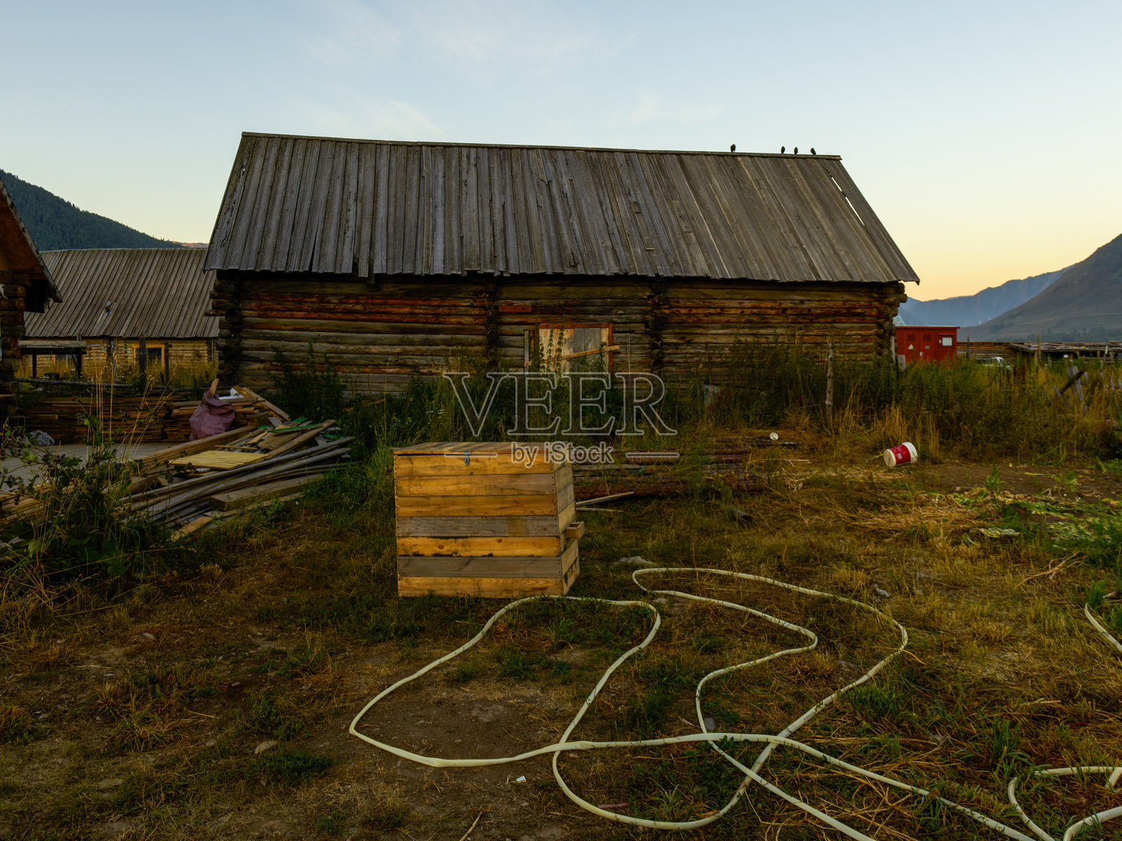 禾木村 阿勒泰地区照片摄影图片