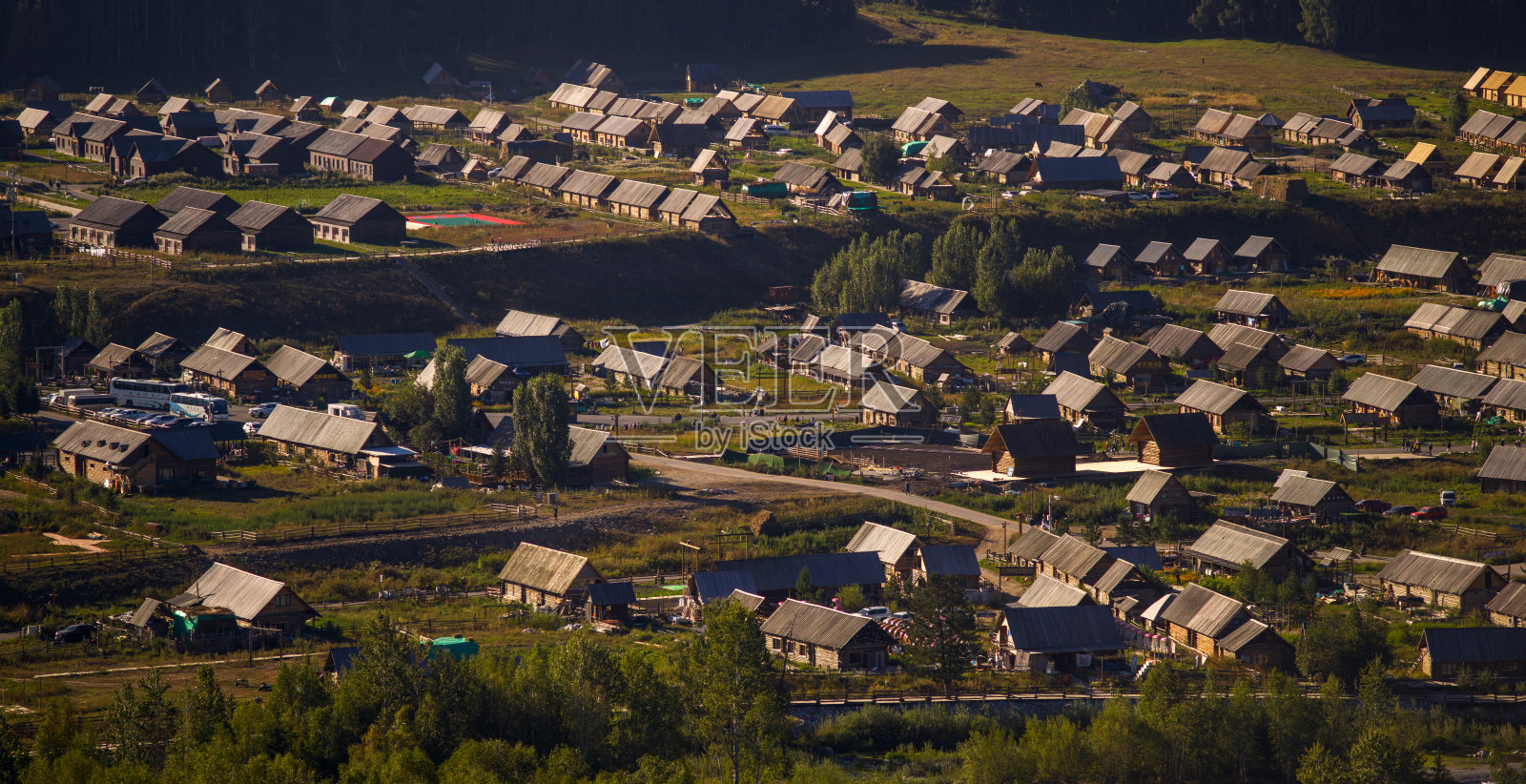 禾木村 阿勒泰地区照片摄影图片