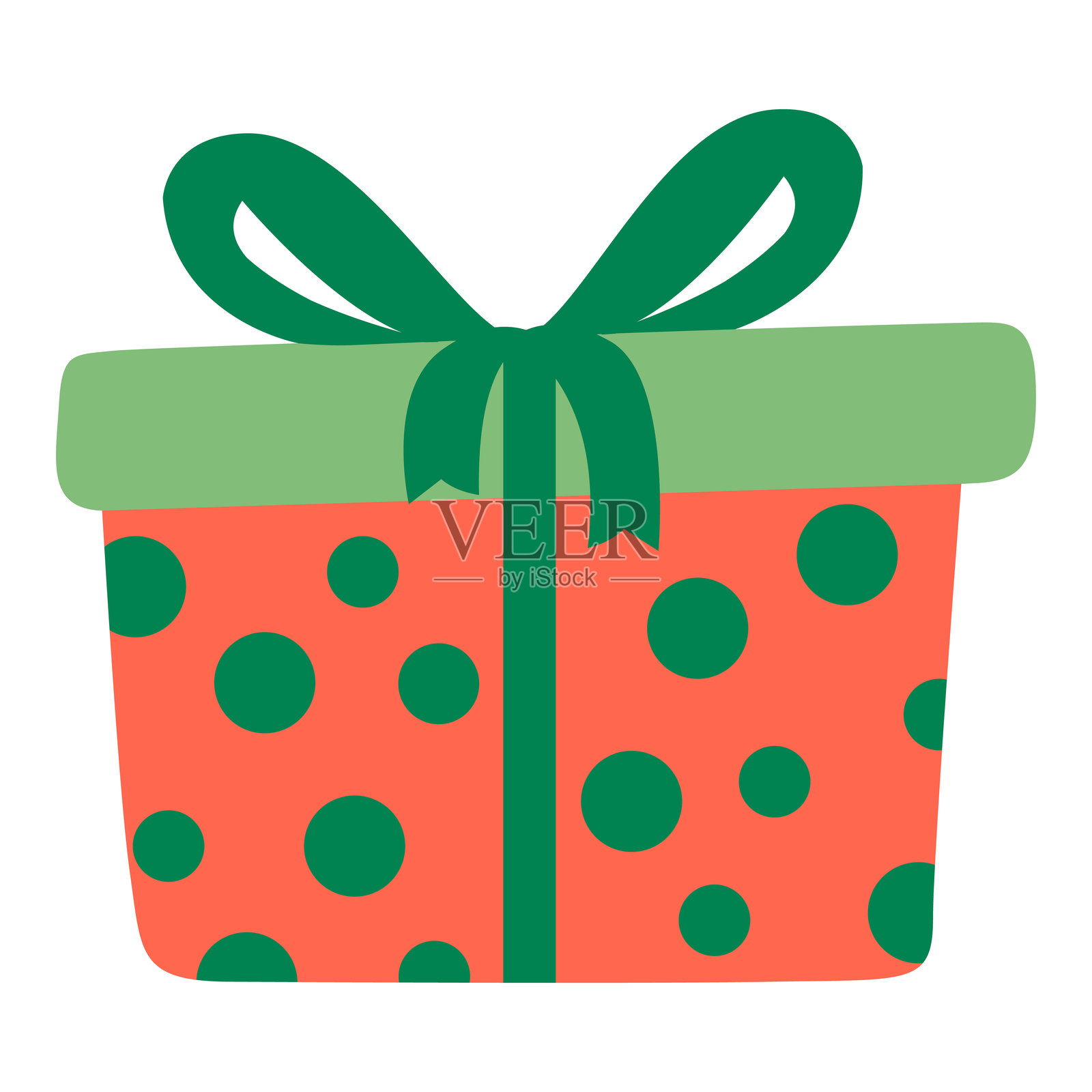 圣诞礼品盒。生日节日礼品盒。生日庆祝。插画图片素材