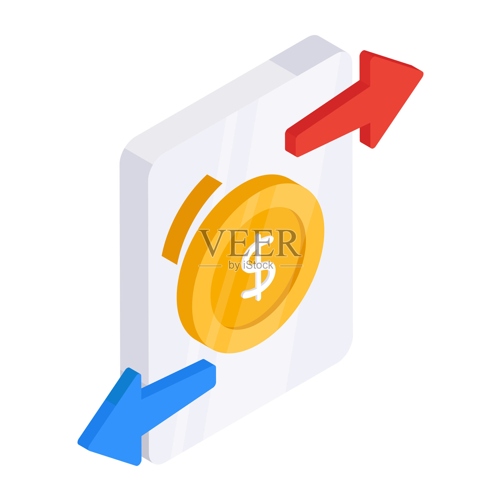 时尚的货币转移设计图标插画图片素材