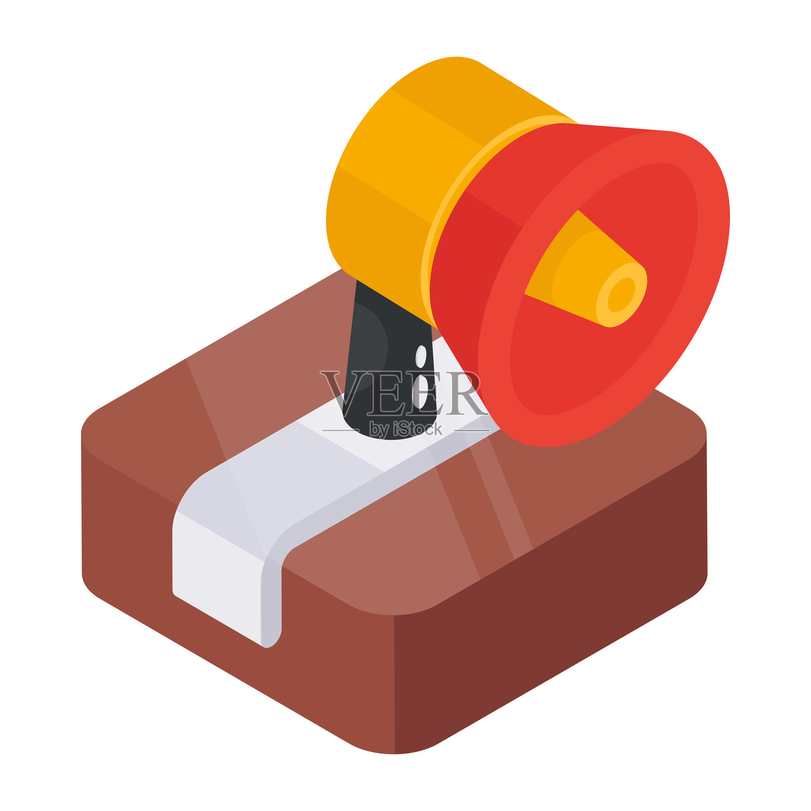 完美的市场营销盒子设计图标插画图片素材