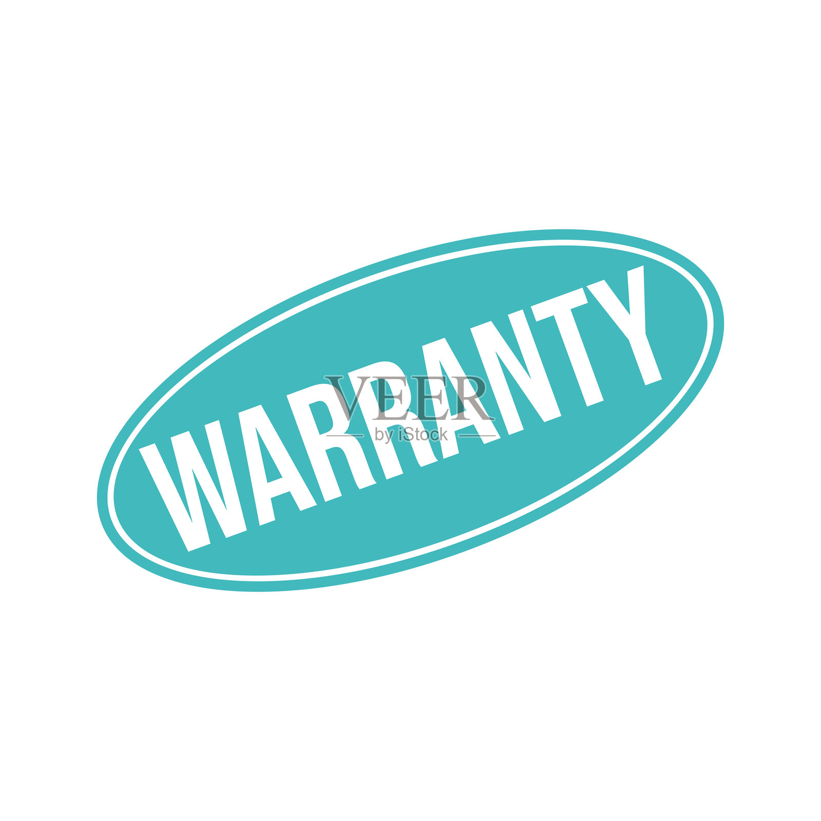 保修信橡胶印章模板插画图片素材