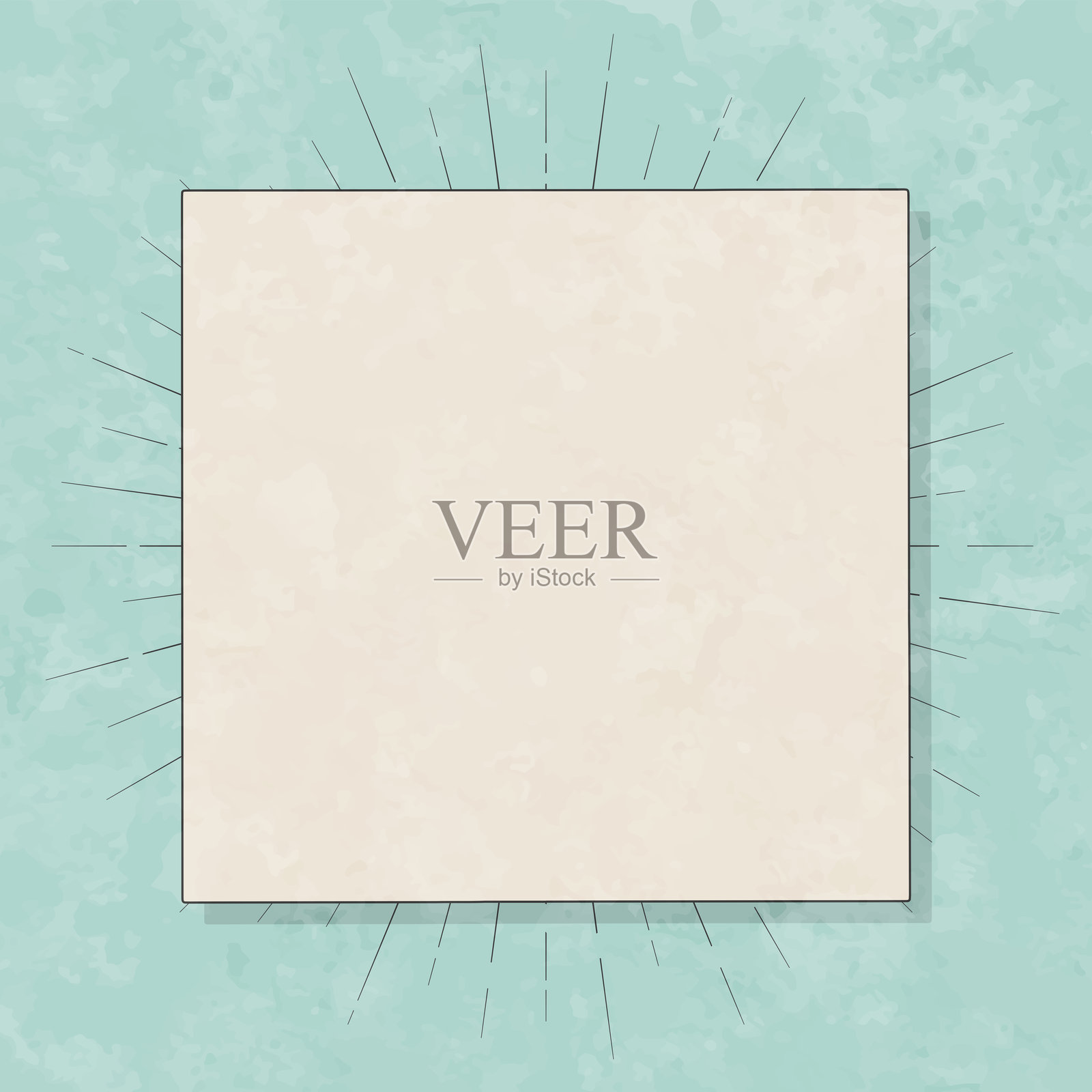 德克萨斯州灰县。复古风格的地图 - 旧纹理纸张插画图片素材