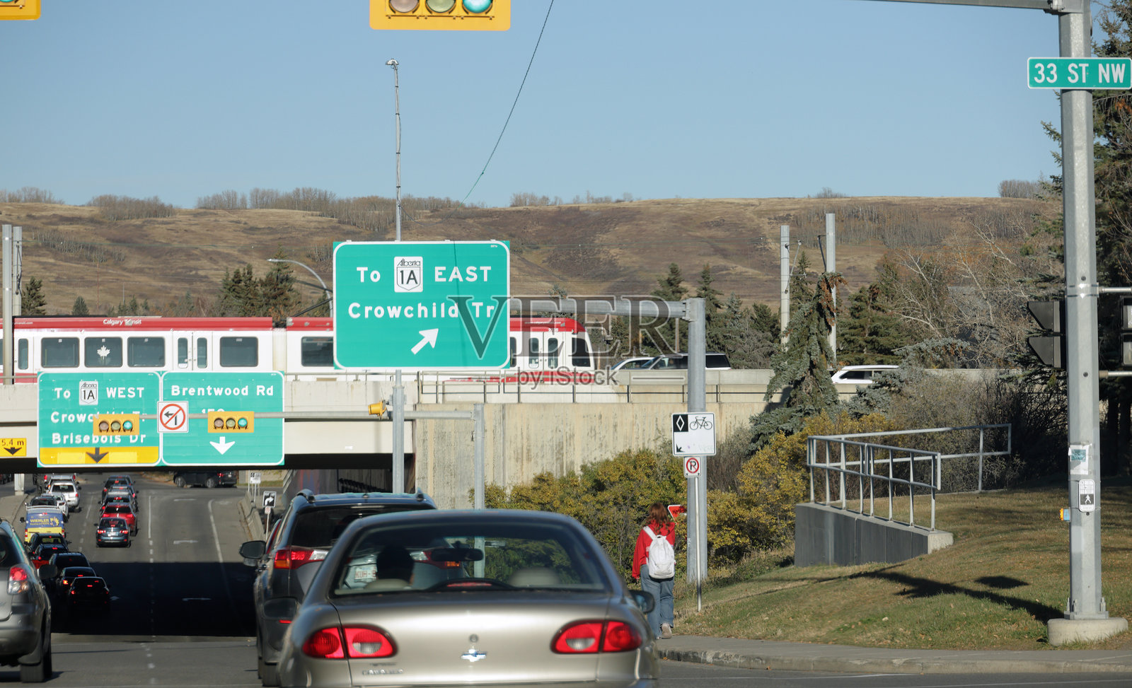 加拿大卡尔加里40街西北至克劳奇尔道照片摄影图片