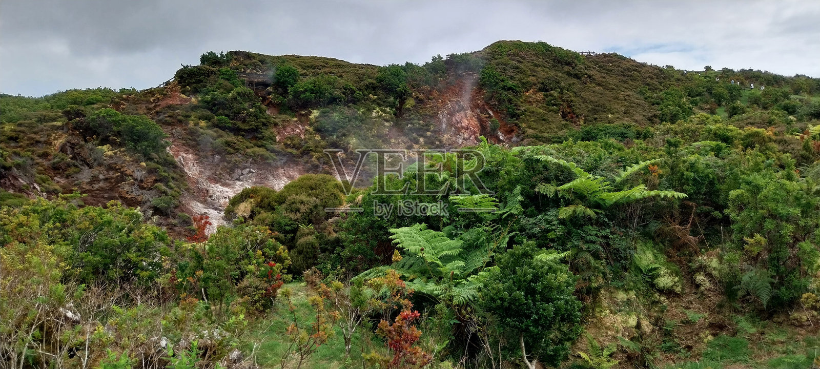 恩肖弗温泉（亚速尔群岛特塞拉岛）照片摄影图片