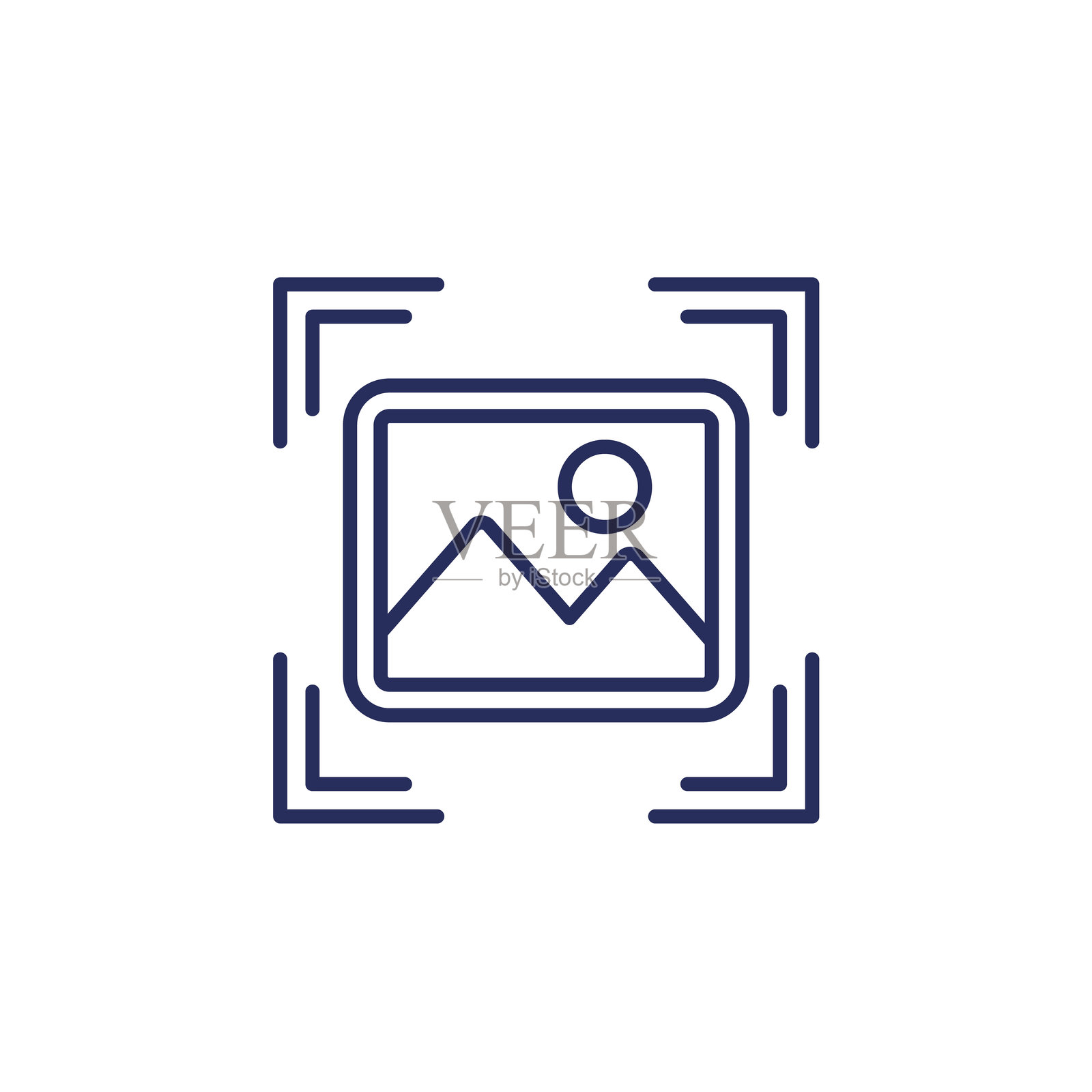 健身、健康、健身房时尚图标在圆形中插画图片素材