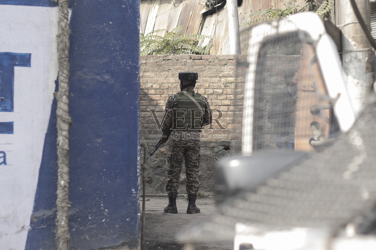 克什米尔的军事行动照片摄影图片