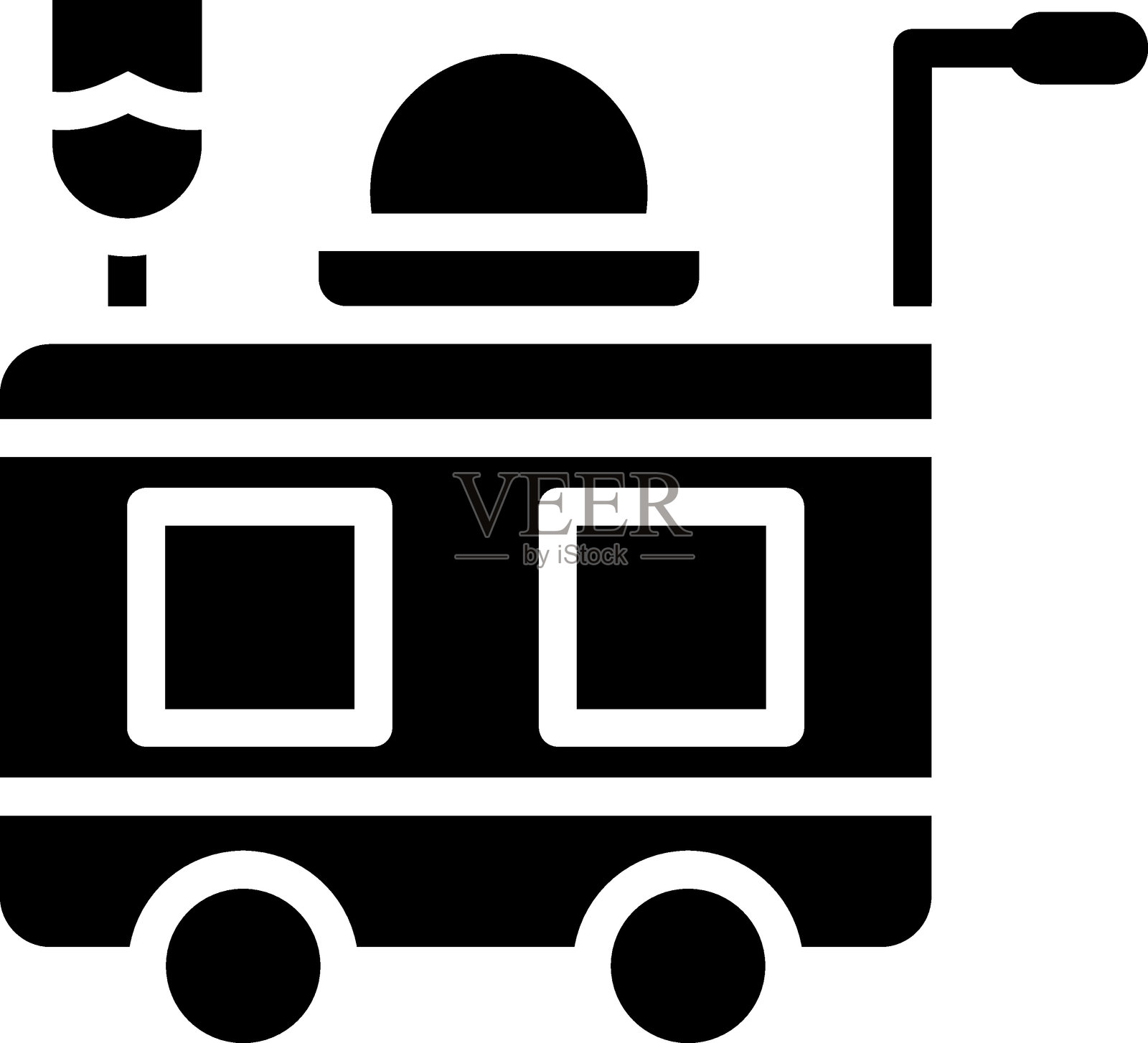 食品服务图标风格插画图片素材