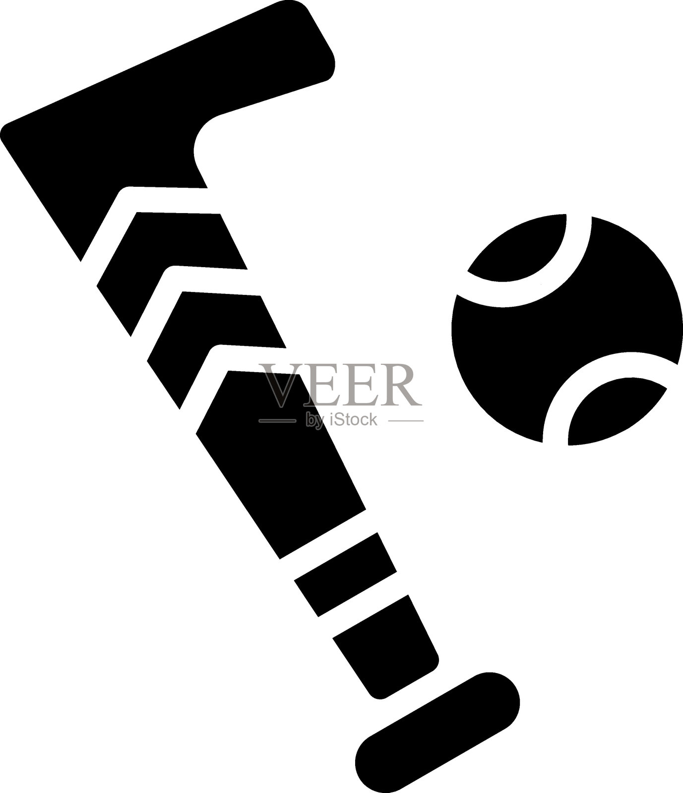 棒球图标风格插画图片素材