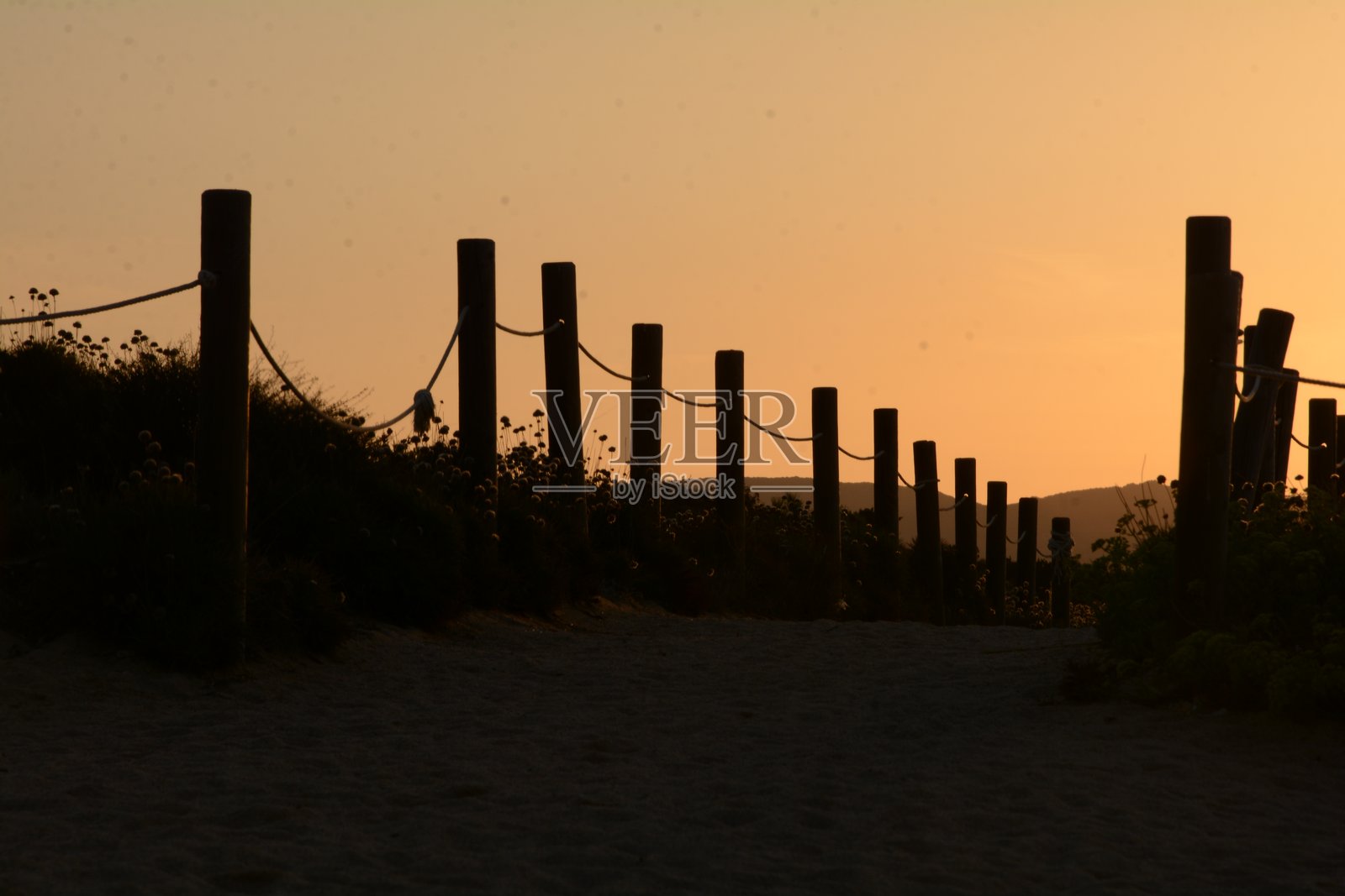 撒丁岛的日落照片摄影图片