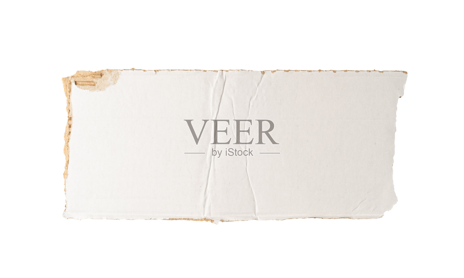 纸板碎片纹理背景，带有空白区域的纸箱片，撕裂的牛皮纸墙纸照片摄影图片