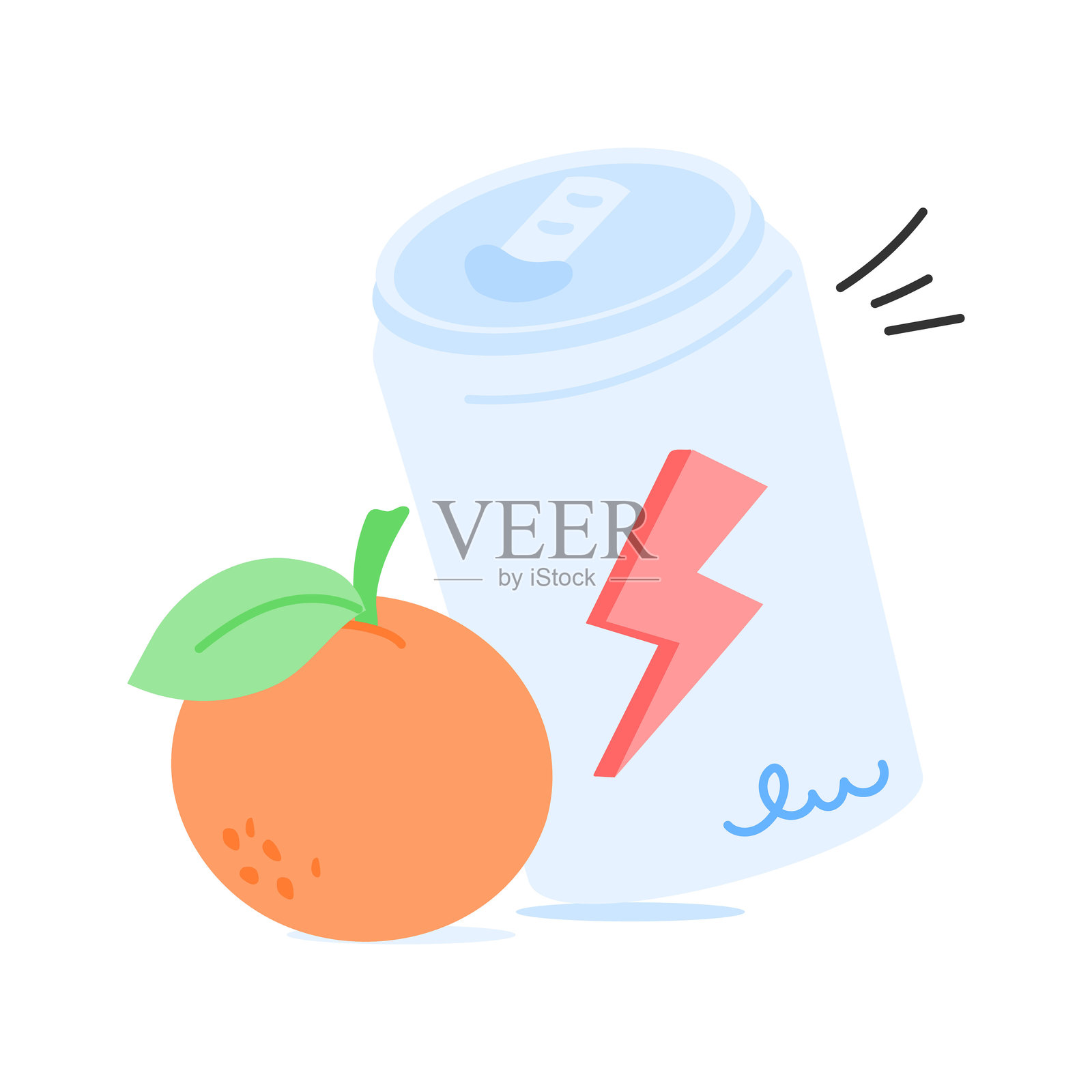 能量饮料插画图片素材