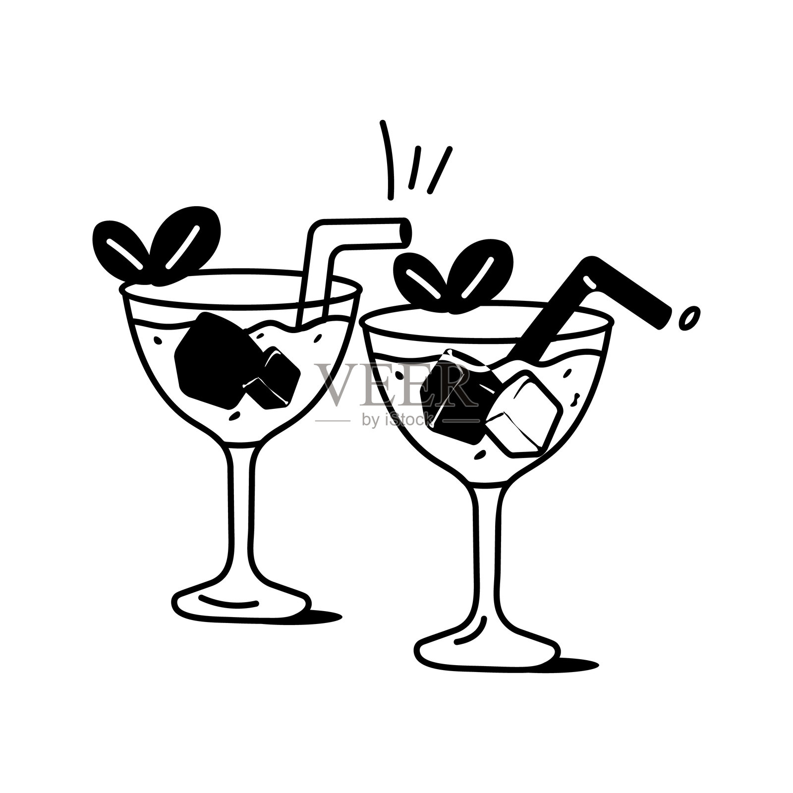 玛格丽塔插画图片素材