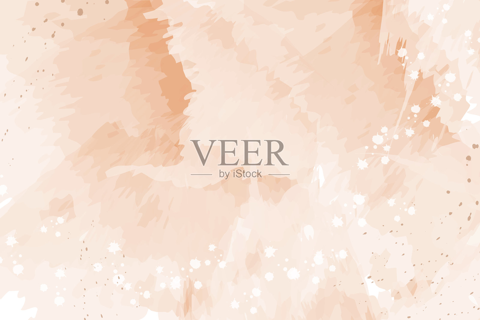 抽象水彩背景与光晕。纹理矢量插图插画图片素材