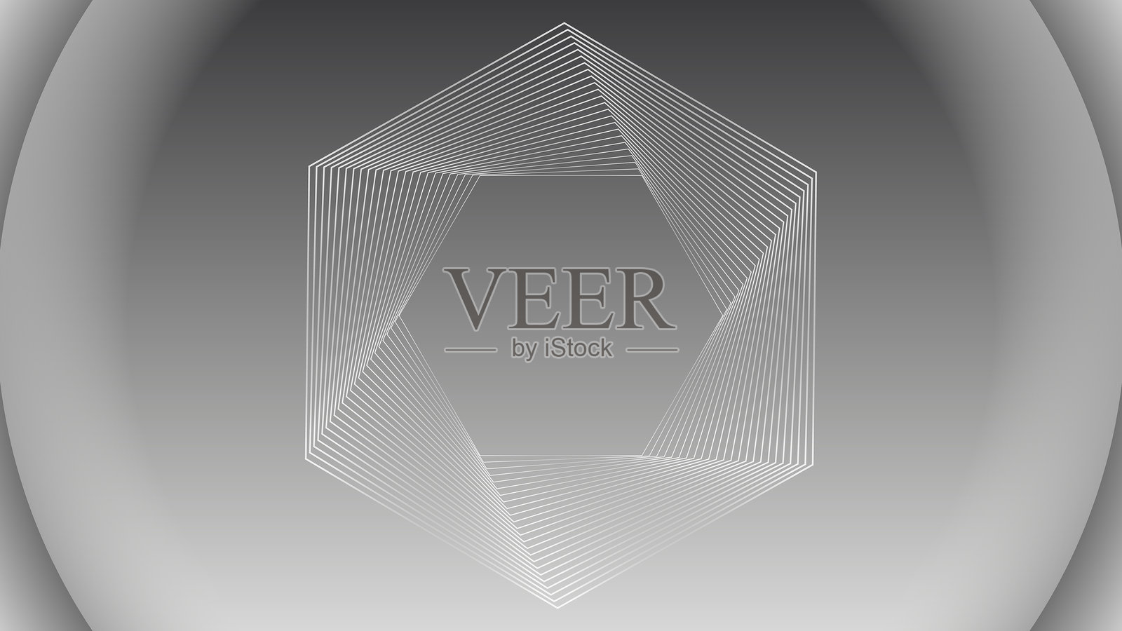 抽象几何灰色渐变桌面壁纸矢量图。插画图片素材