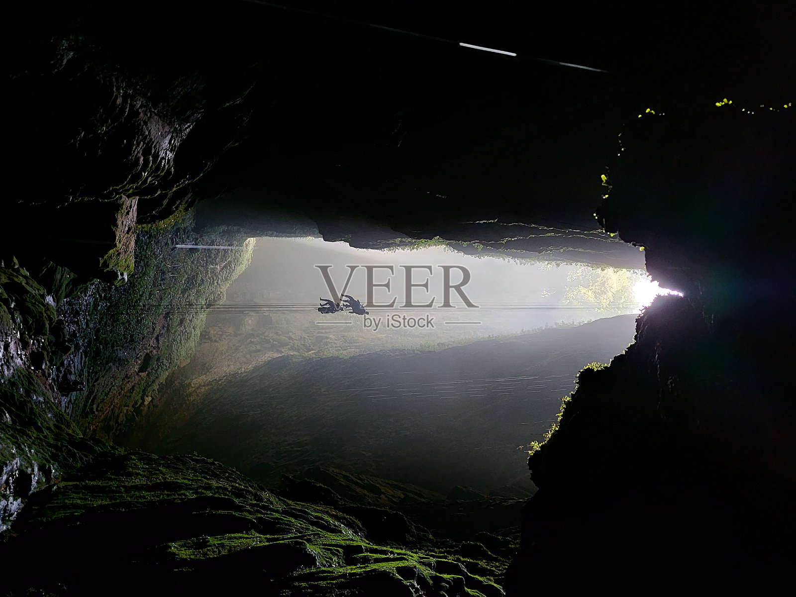 新西兰的攀岩和洞穴探险活动照片摄影图片