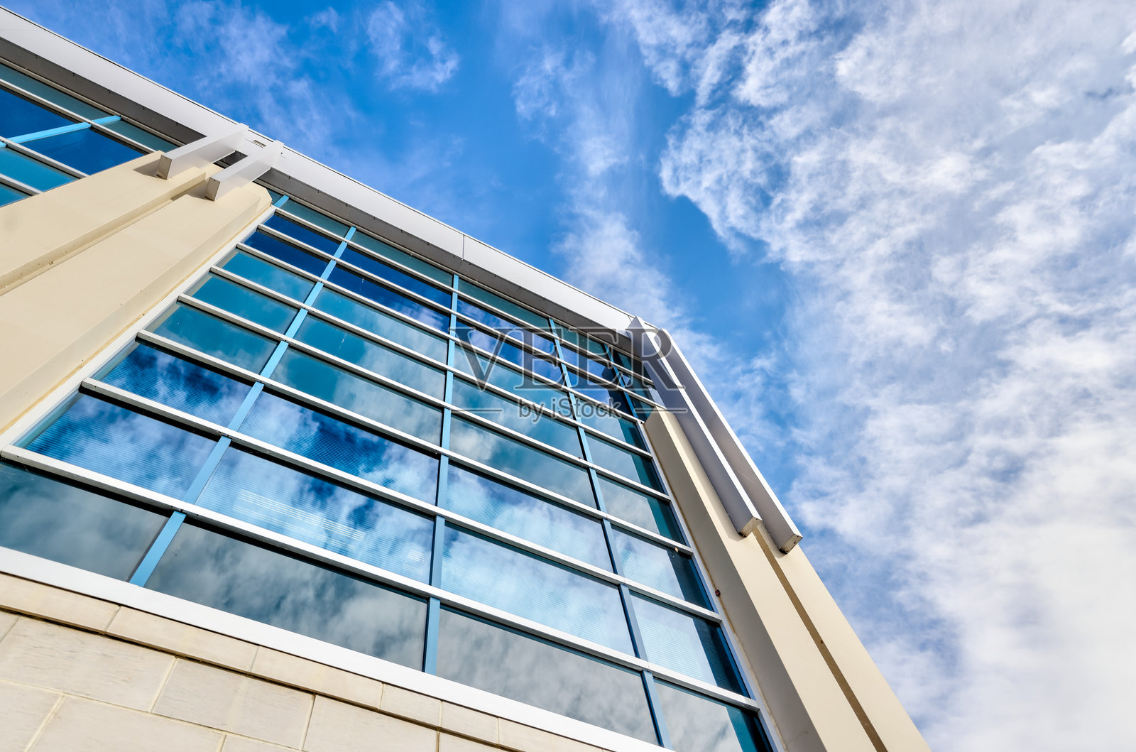 卡尔加里东南部的石矿公园办公综合体外观特写照片摄影图片