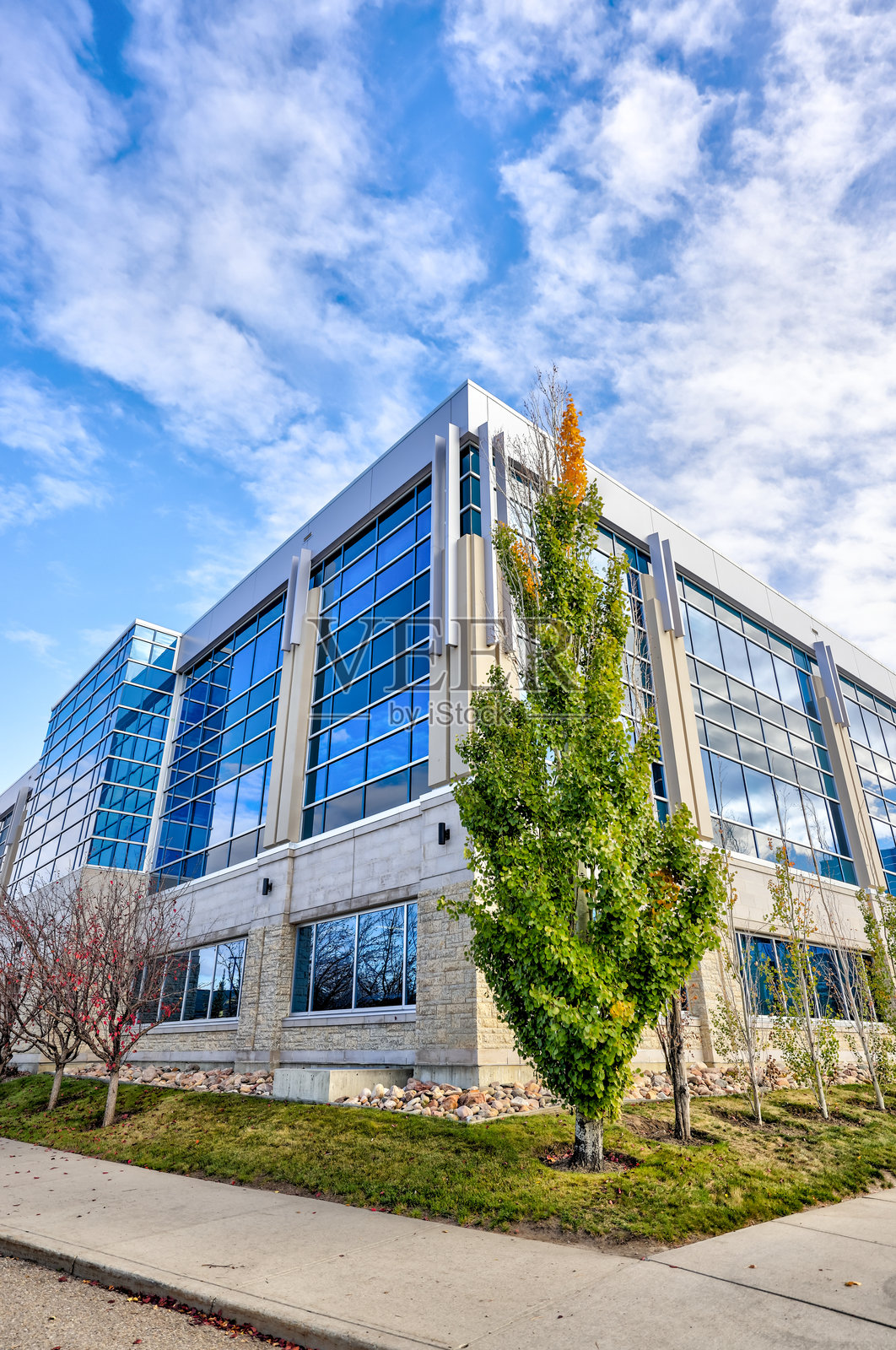 卡尔加里东南部的石矿公园办公大楼外观照片摄影图片