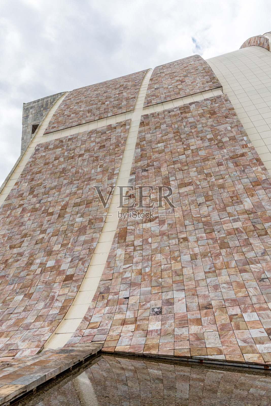 圣地亚哥-德孔波斯特拉的加利西亚文化城现代建筑照片摄影图片