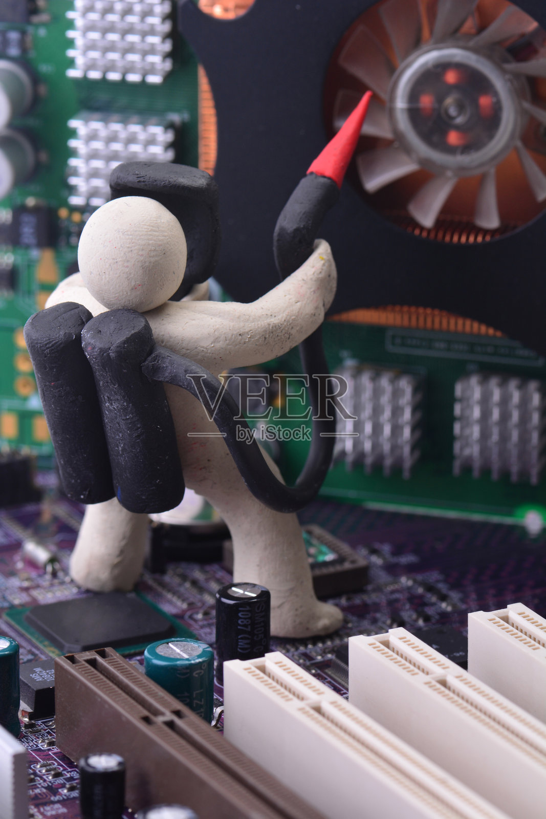 计算机设备的维修照片摄影图片