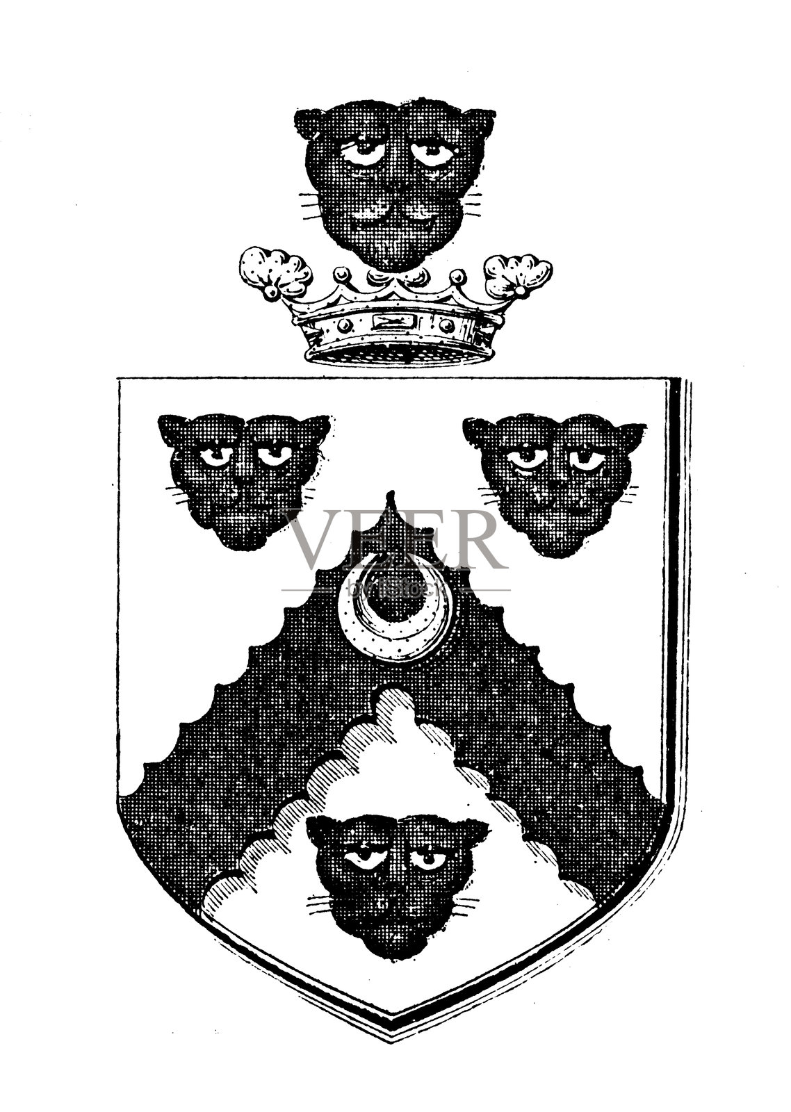 亨利·李的纹章徽章照片摄影图片