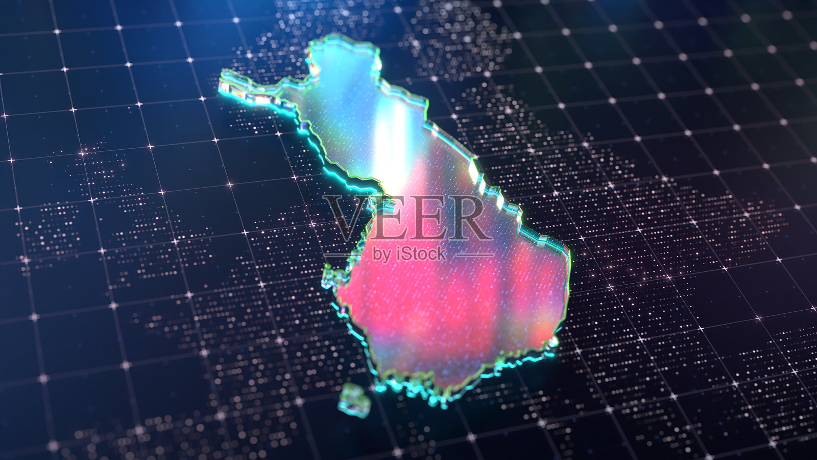 芬兰的3D未来地图与数字背景照片摄影图片