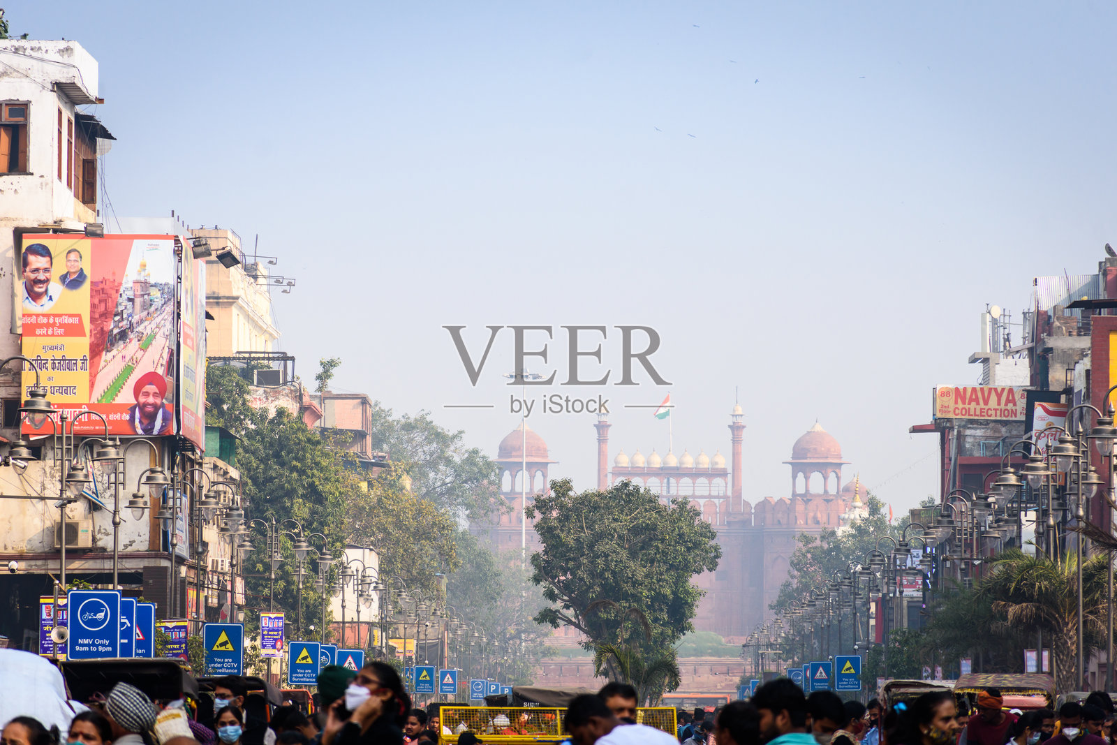 昌迪乔克，老德里，印度照片摄影图片