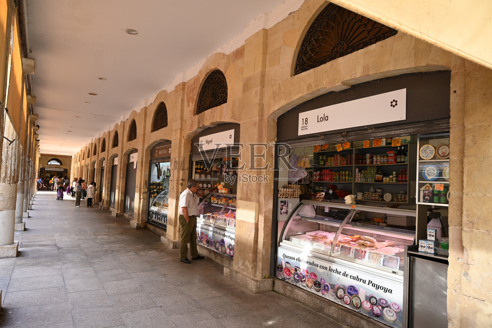 安达卢西亚的卡迪斯中央市场照片摄影图片