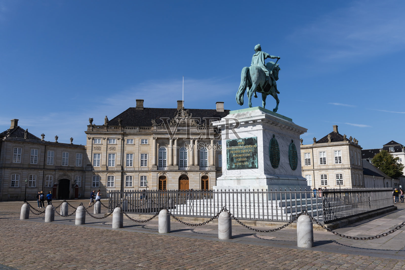 丹麦哥本哈根的皇家住所。照片摄影图片