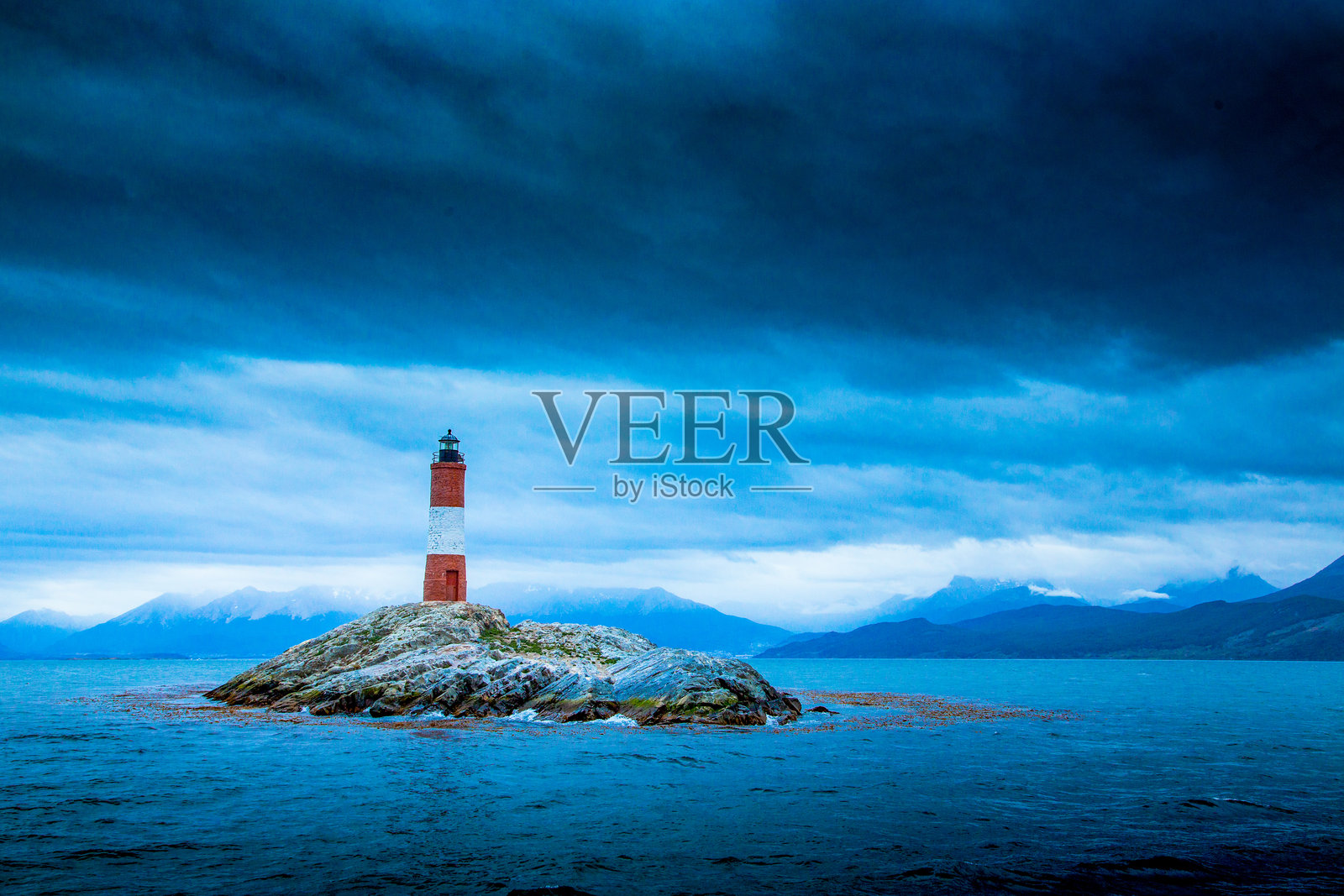 阿根廷乌斯怀亚 - 南美洲最南端的灯塔照片摄影图片