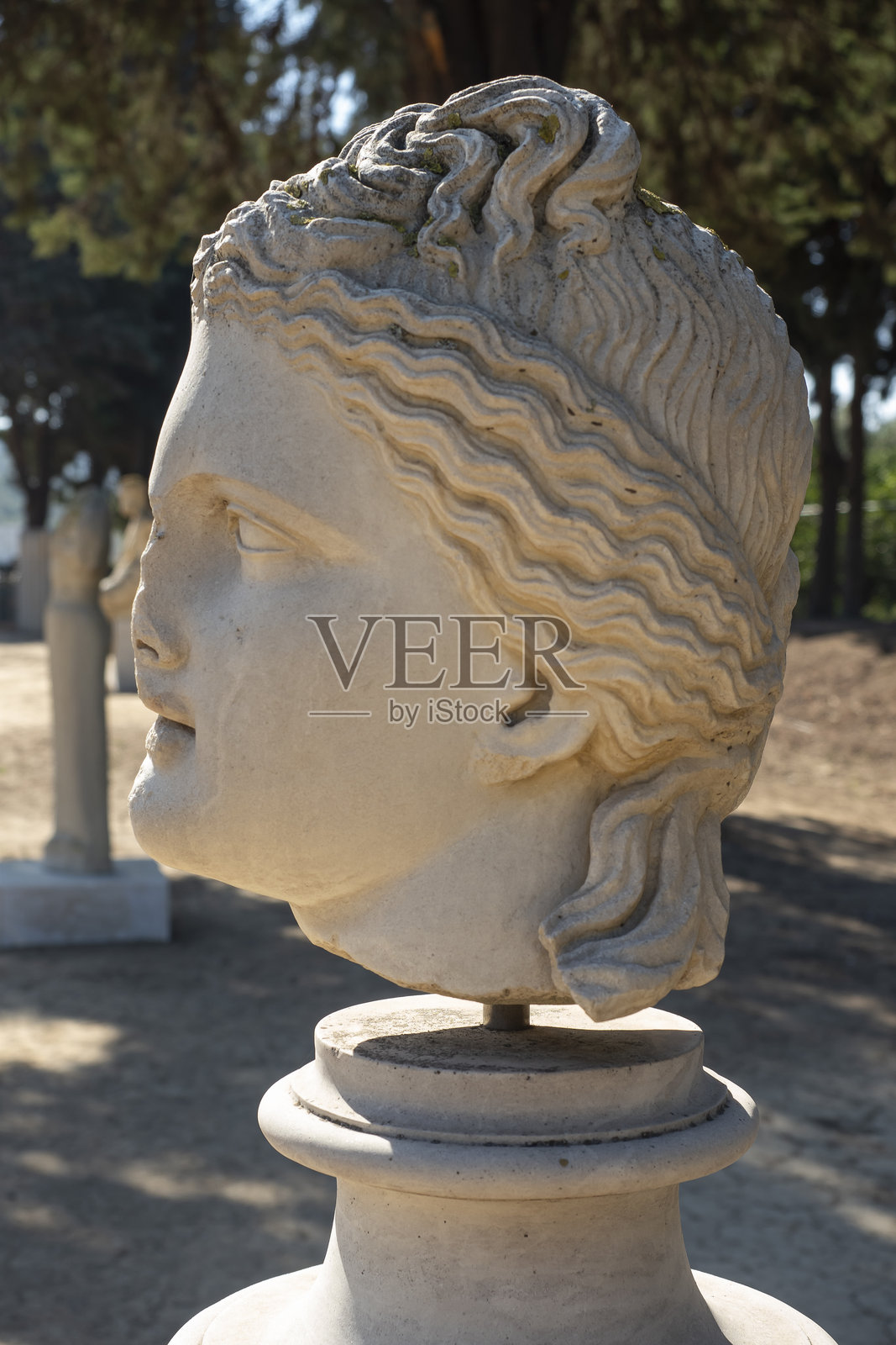 克拉罗斯（Klaros, Clarus）的风景，这是一处位于爱奥尼亚海岸的古希腊圣地。照片摄影图片