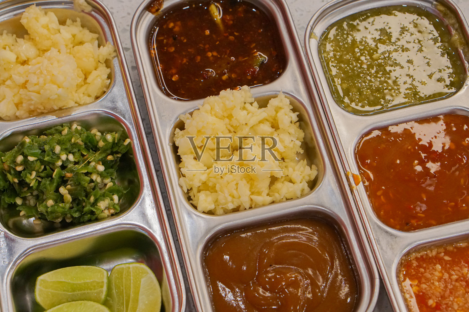 一组各种蘸酱照片摄影图片