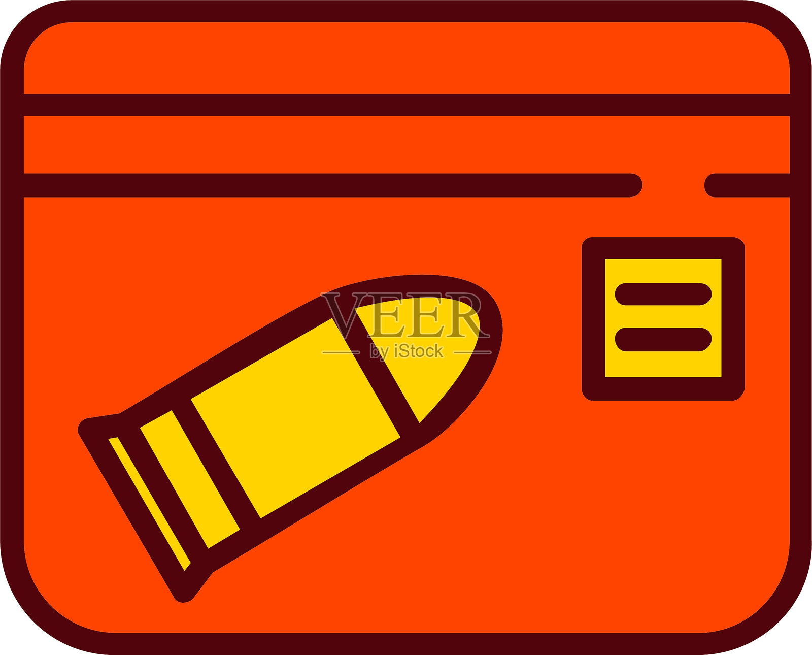 证据矢量图标设计插画图片素材