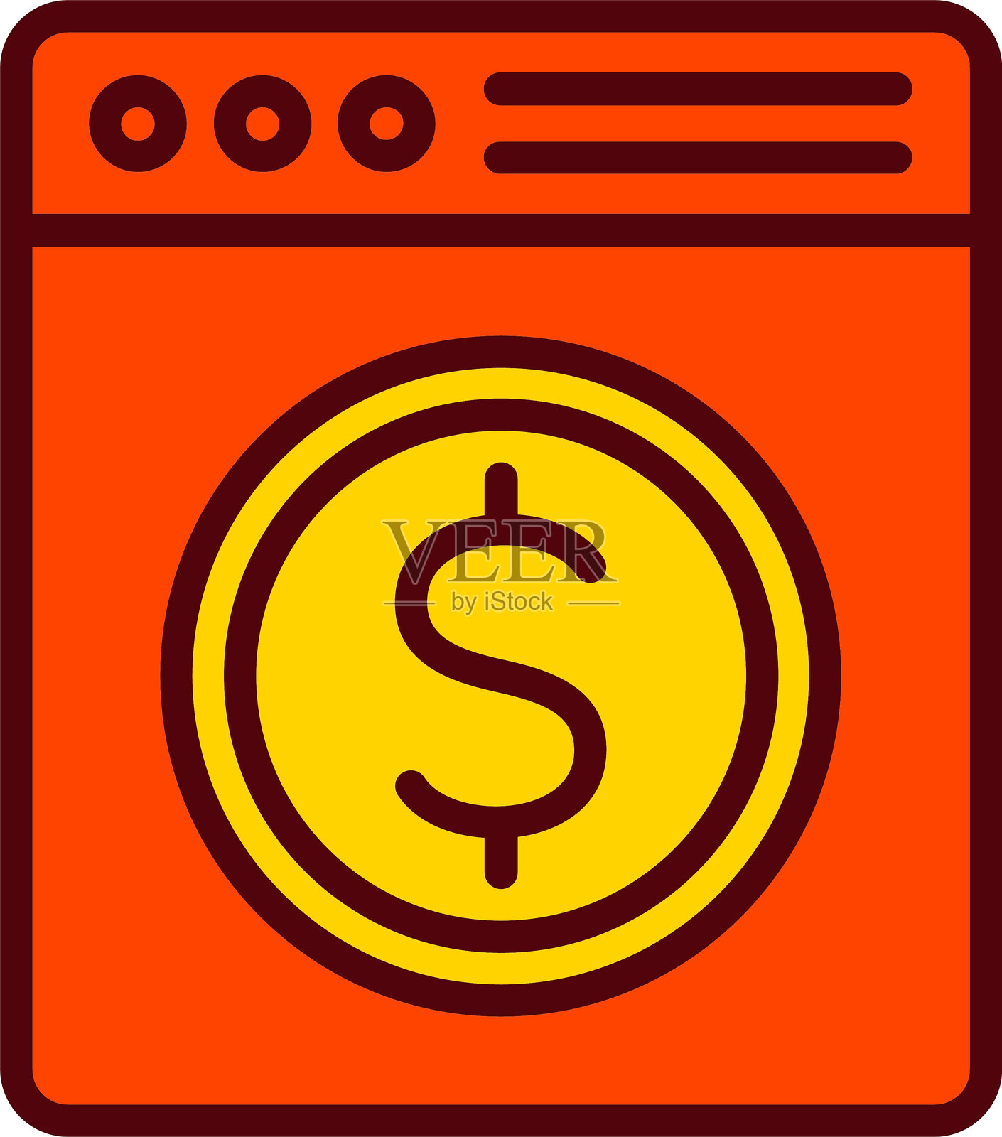 洗钱矢量图标设计插画图片素材