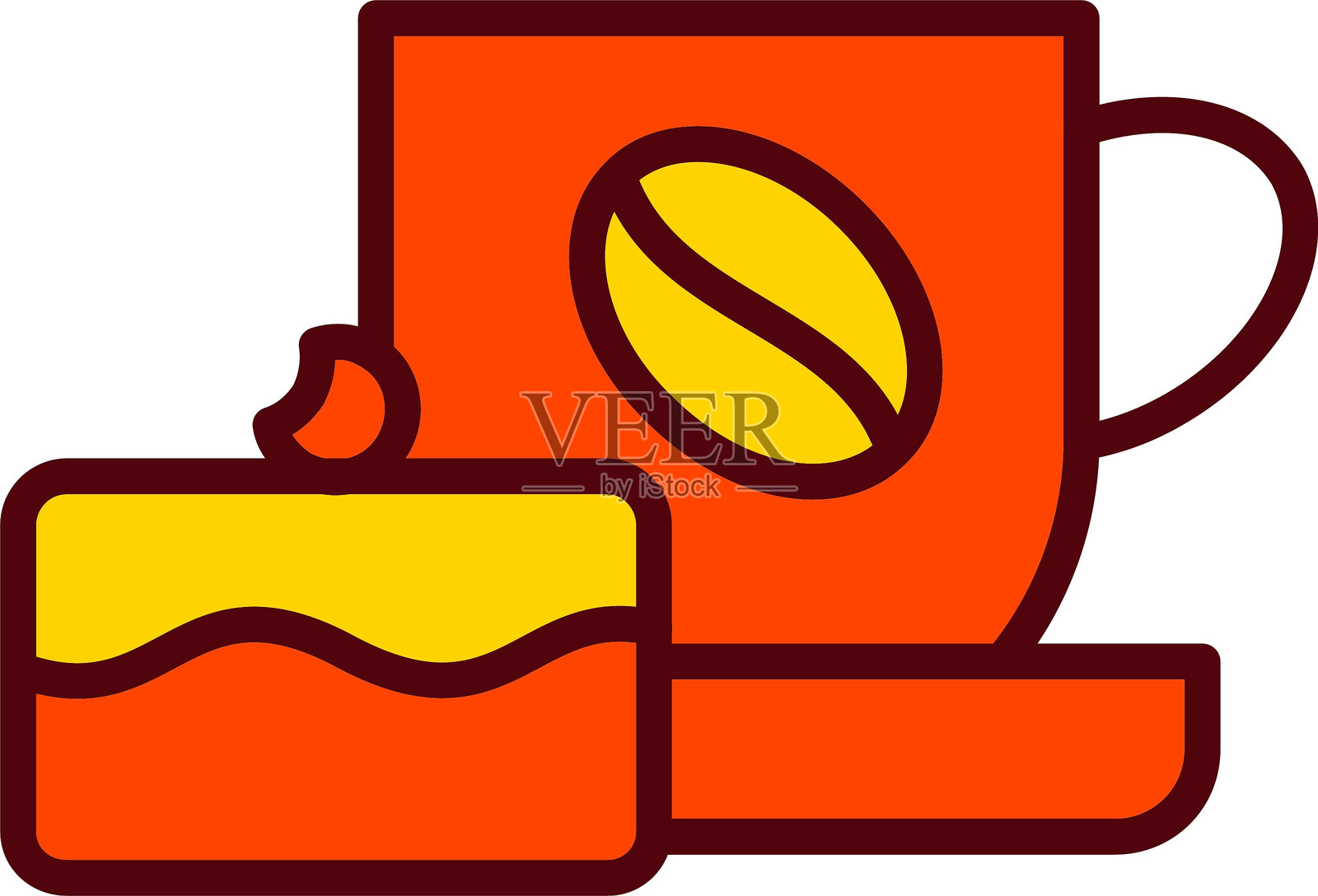 咖啡矢量图标设计插画图片素材