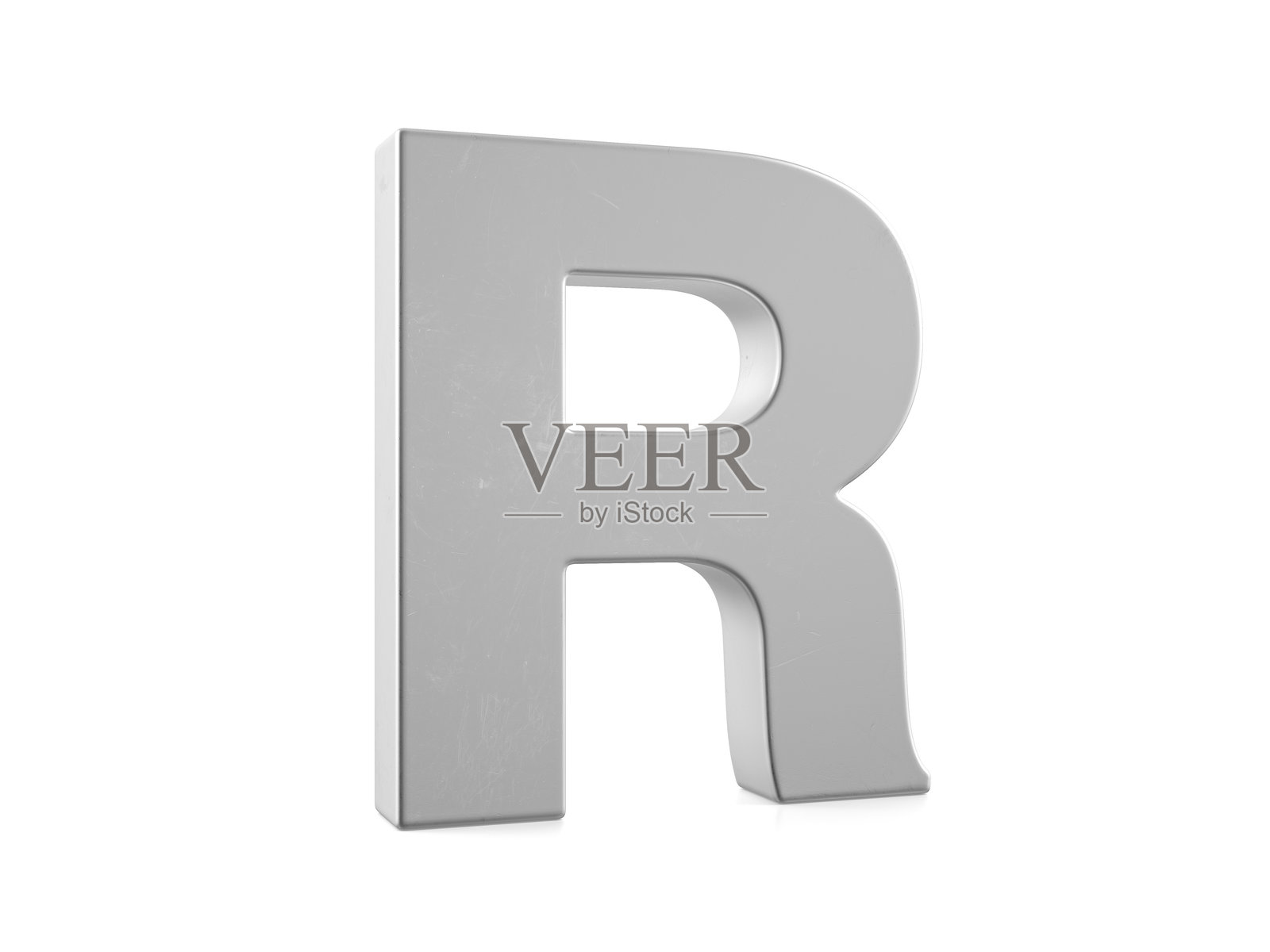 金属字母R照片摄影图片