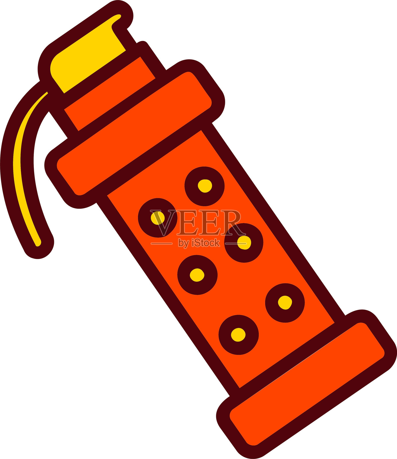 特种手雷矢量图标设计插画图片素材